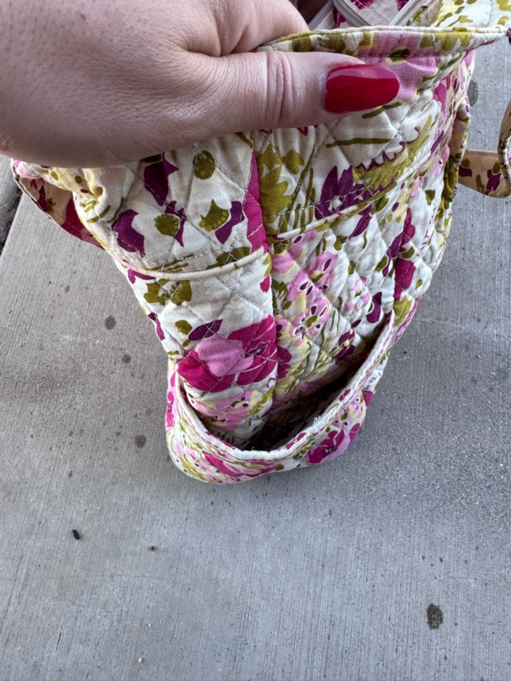 Vera Bradley Make Me Blush (Retired) Double Handle Shoulder Handbag Tote Bag - Picture 7 of 7